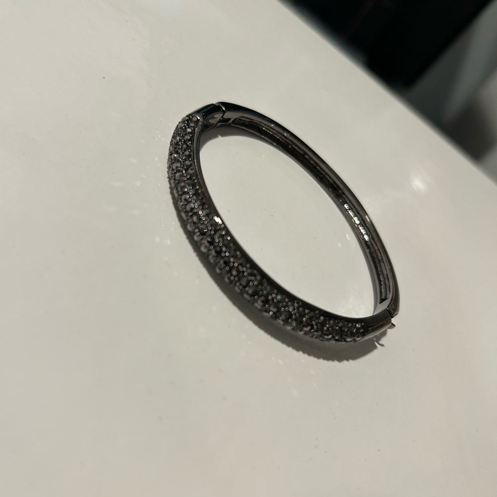 Lia Sofia black jewel bangle